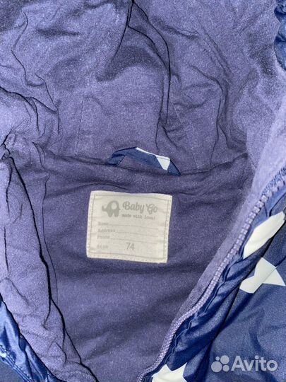 Комбинезон демисезонный 68 74