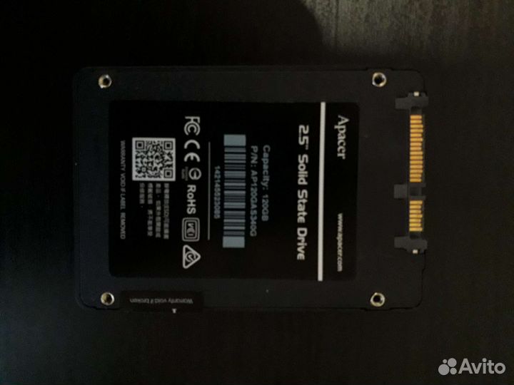 SSD на 120 gb