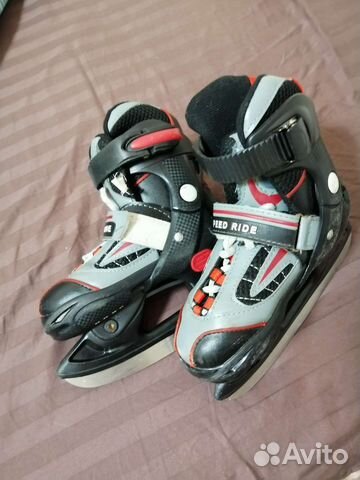 Ролики детские раздвижные 28-31 с коньками