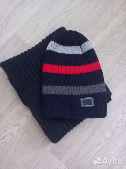 Шапка и снуд зима