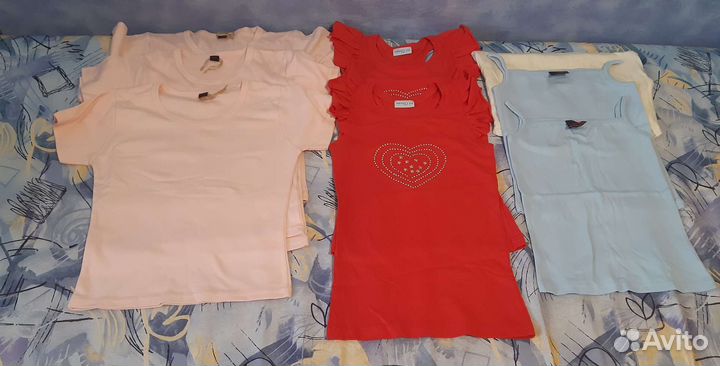 Одежда для девочки 7-9 лет, новая