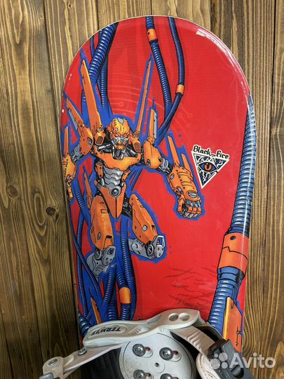 Сноуборд комплект Black Fire + крепления + боты