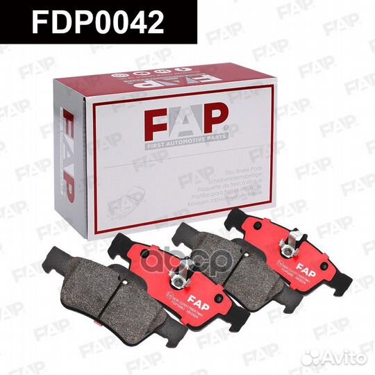 Тормозные колодки дисковые FDP0042 FDP0042 FAP