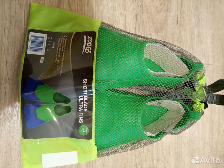 Новые ласты Zoggs/доска-колобашка Speedo