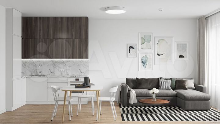 3-к. квартира, 51,3 м², 17/17 эт.