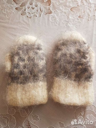 Варежки пуховые