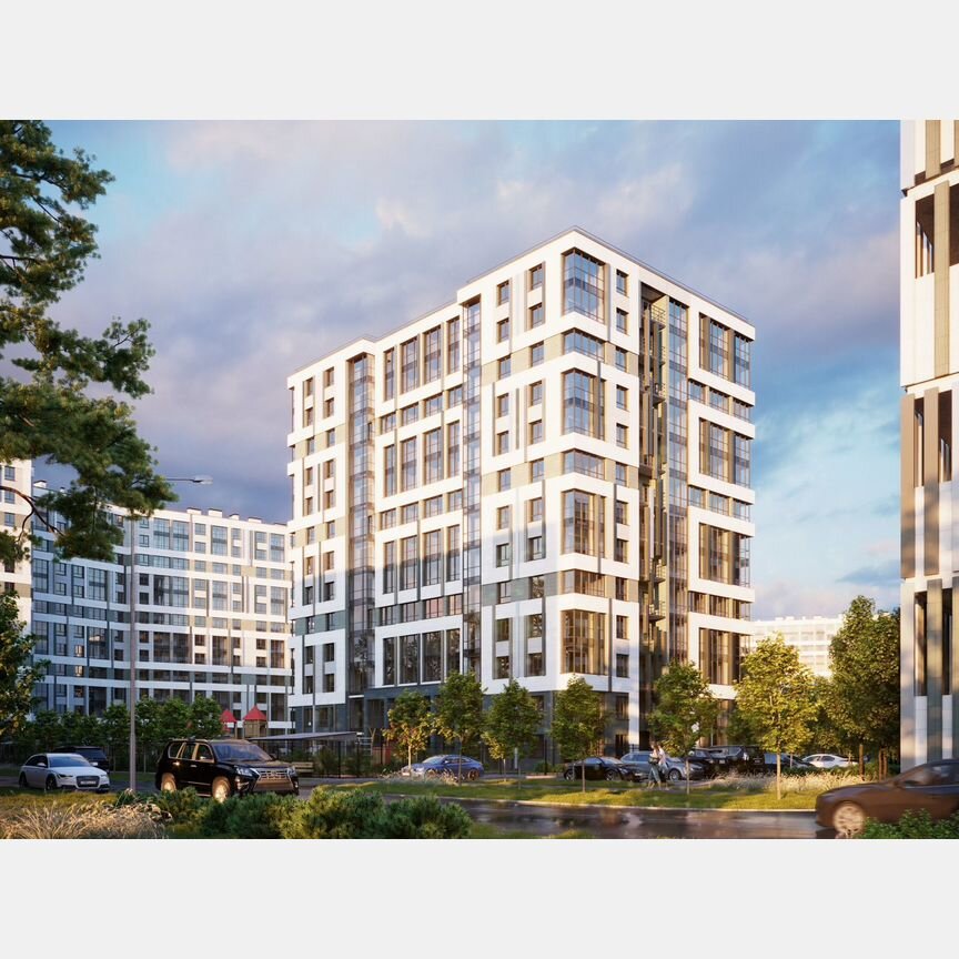 Квартира-студия, 33,2 м², 2/13 эт.