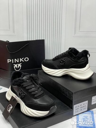 Кроссовки pinko с мехом