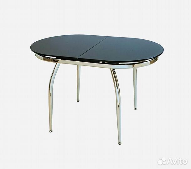 Кухонный стол стеклянный раздвижной