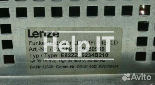 Преобразователь частоты Lenze E82EV402 4C200