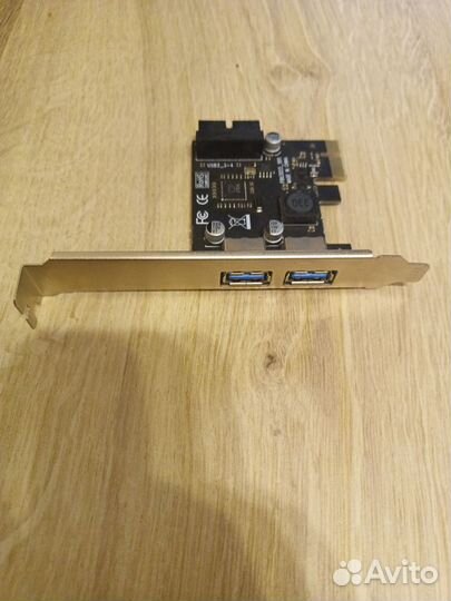 Адаптер PCI-E 2*USB 3.0 + Front panel USB 3.0