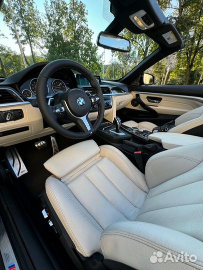 Аренда кабриолета, прокат авто BMW 430 синий