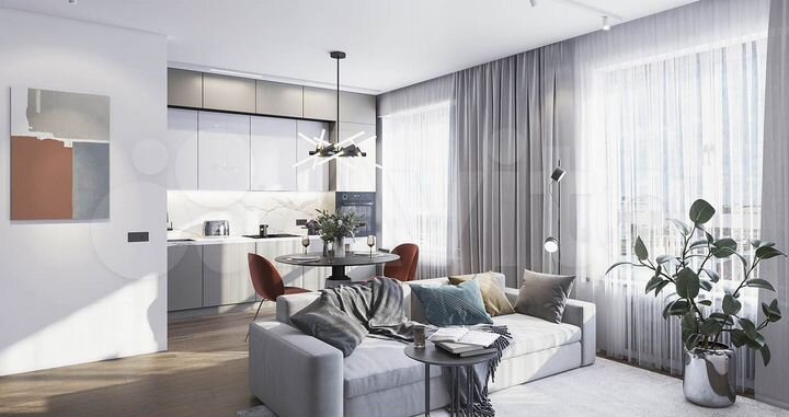 2-к. квартира, 60,4 м², 18/36 эт.