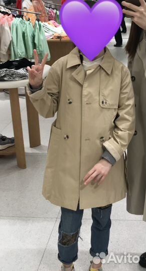 Тренч zara для девочки