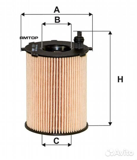Filtron OE667/4 Фильтр масляный Filtron OE667/4