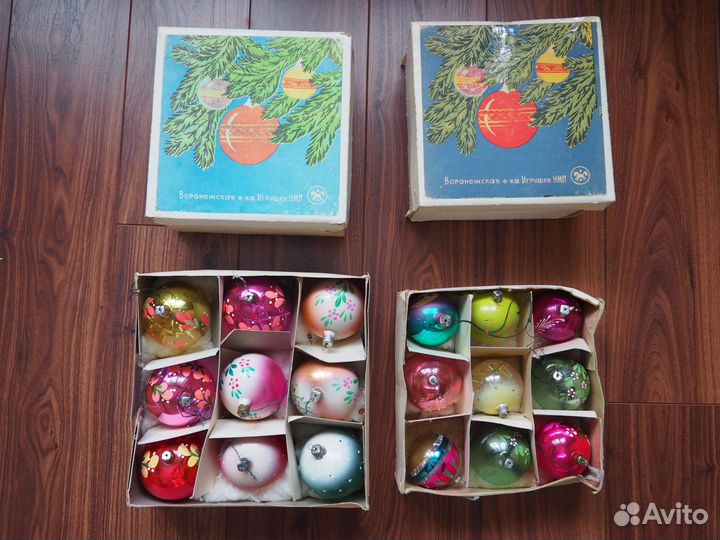 Елочные Игрушки Шары СССР