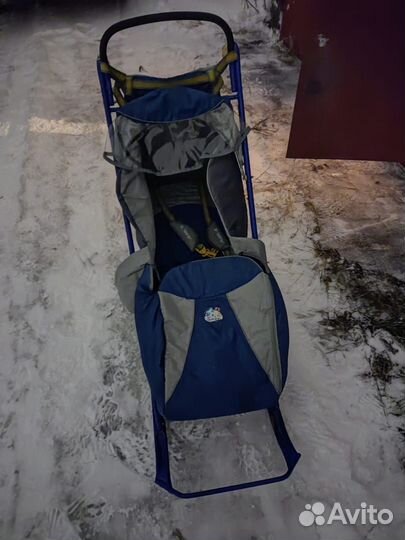 Детские санки коляска бу