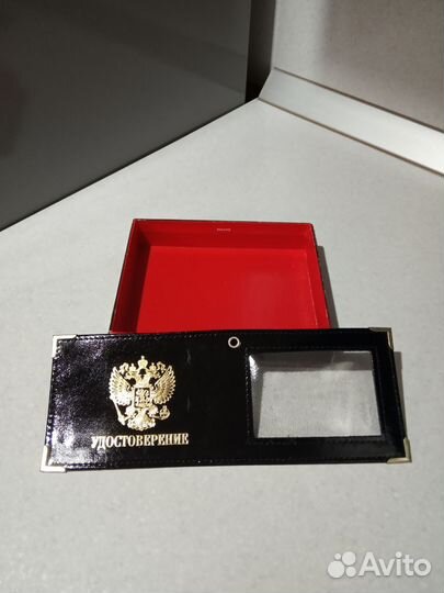 Обложка для документов кожаная