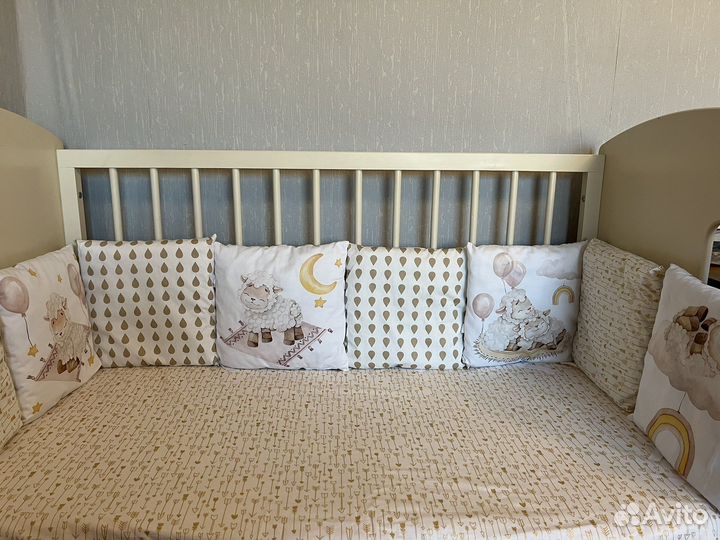 Бортики в кроватку новые