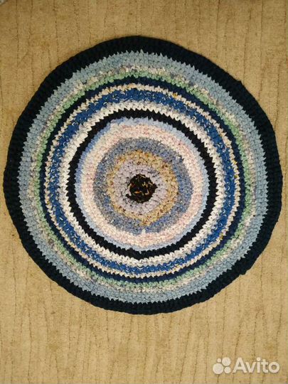 Коврики вязаные большие