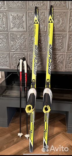 Лыжи беговые с ботинками fisher sprint crown