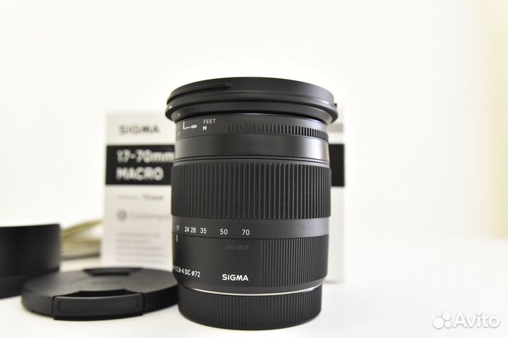 Sigma 17-70mm f/2.8-4.0 DC macro OS HSM на Canon