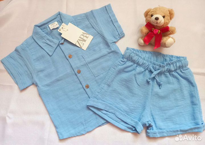 Футболка и шорты для мальчика 98-122