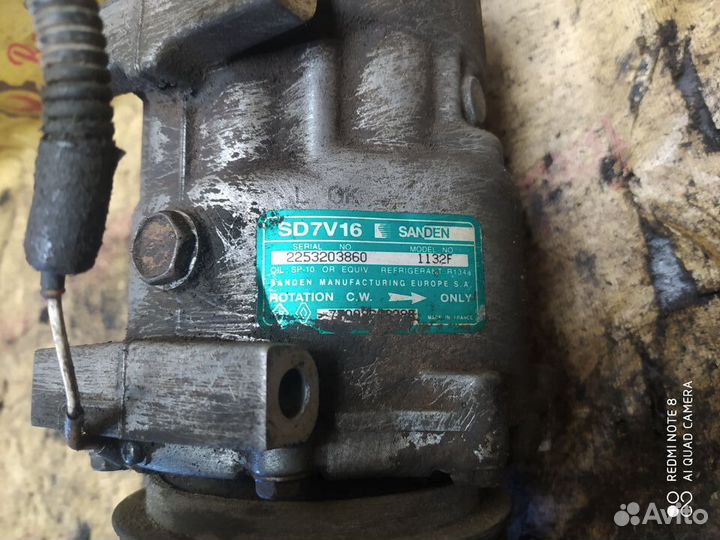 Компрессор кондиционера Renault Scenic