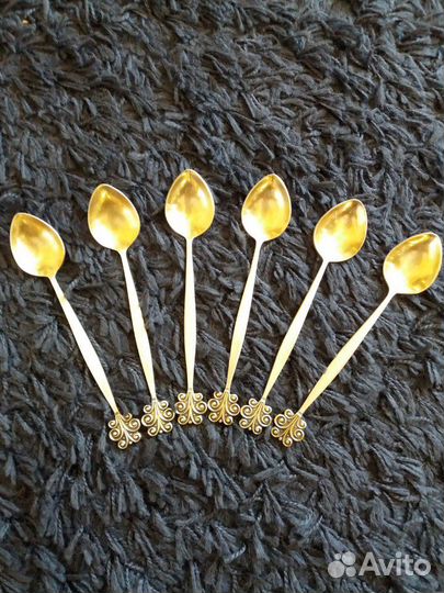 Ложки-чайные. ссср. с позолотой