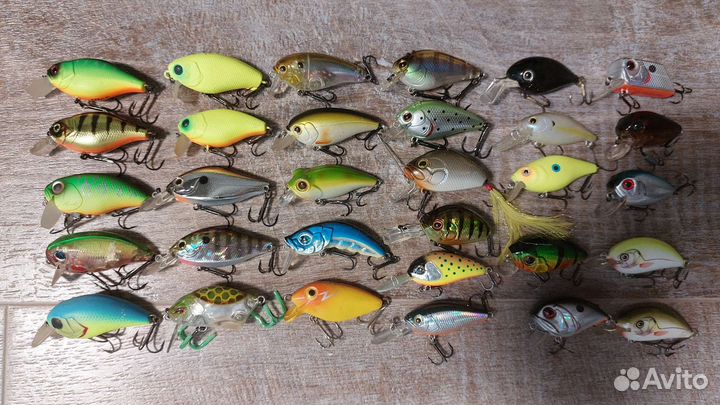 Кренки, форелевые приманки, стримовые воблеры 8фот