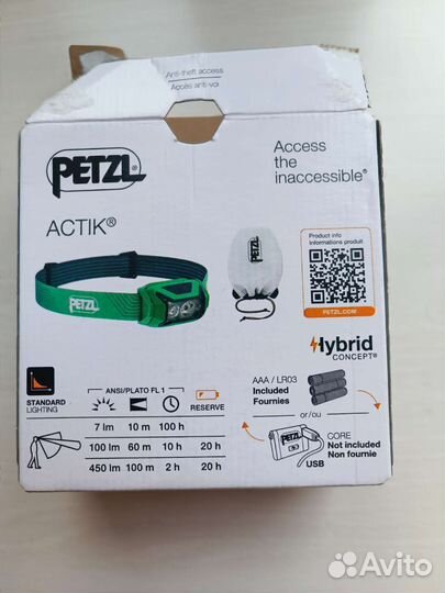 Налобный фонарь Petzl Actik