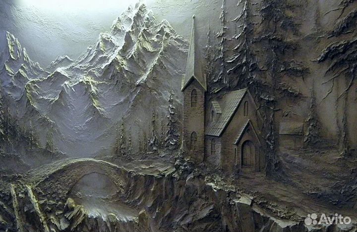 Гипсовый барельеф,декор