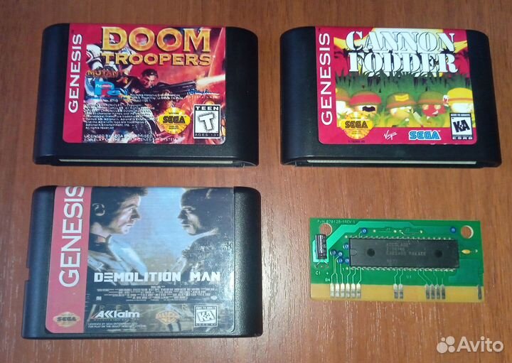 Картриджи для Sega Mega Drive