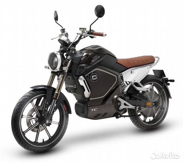 Электромотоцикл super soco TC black