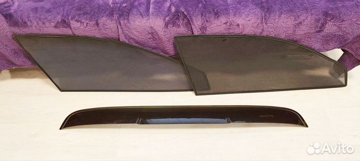 Шторки Киа Рио4,ветровки на заднее стекло киорио4