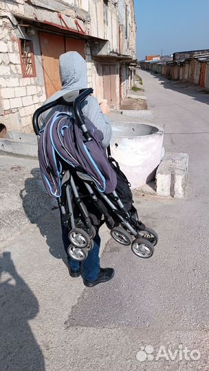 Коляска для двойни бу