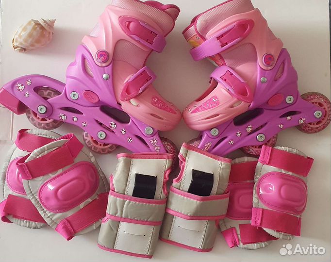 Роликовые коньки детские раздвижные