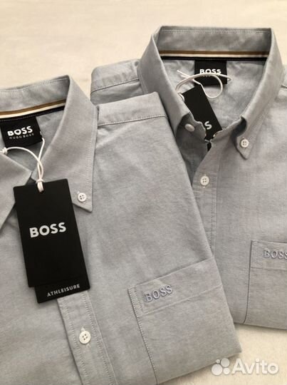 Hugo Boss мужская рубашка S-3XL