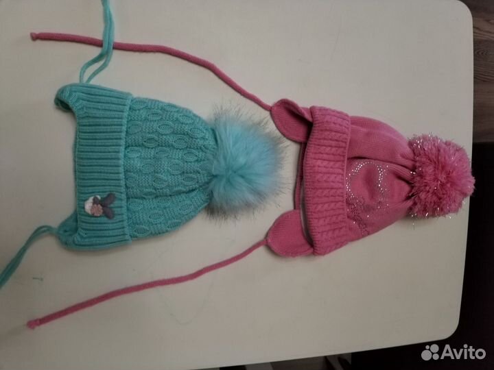 Шапка для девочки зимняя