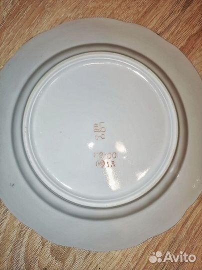 Тарелки фарфоровые СССР