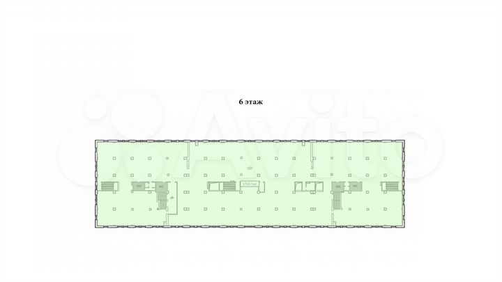 Аренда офиса 2786 кв.метров, 6 этаж