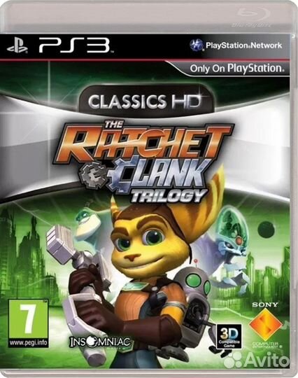 Ratchet & Clank Trilogy PS3, английская версия