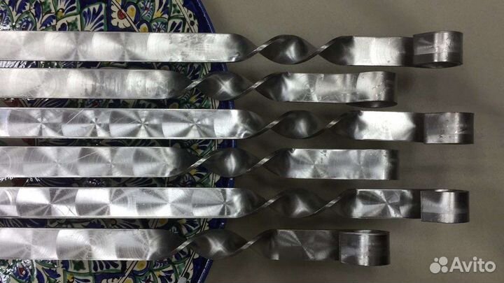 Шампура из нержавеющей стали для люля кебаб