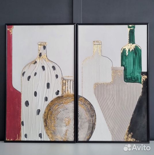 Картина интерьерная диптих