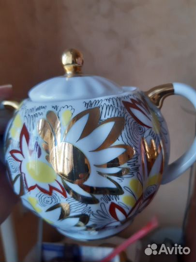 Продам кофейный фарфоровый сервиз