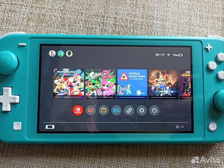 Nintendo switch lite с играми