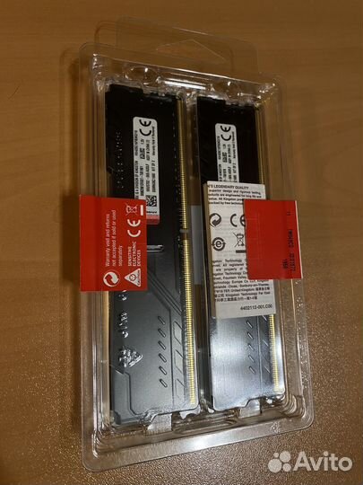 Оперативная память ddr4 hyperx fury 16gb 2666mhz