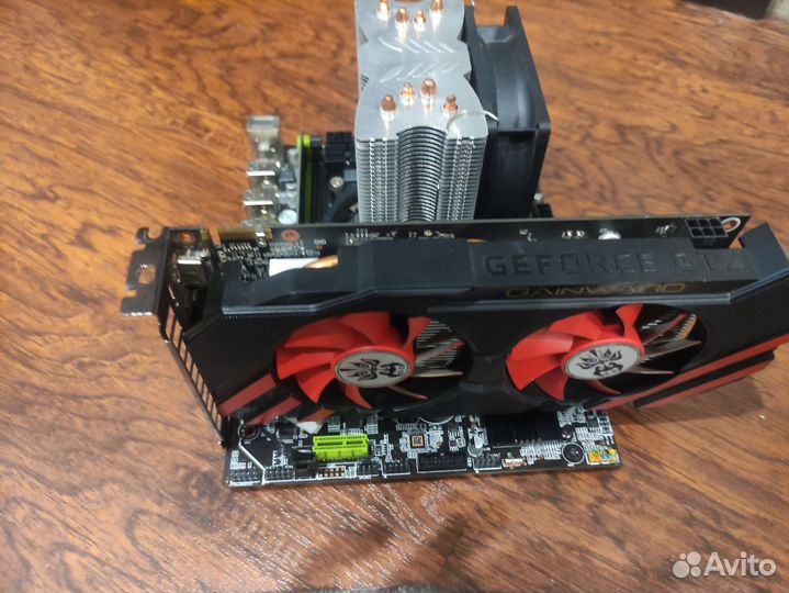 Комплект материнская плата+ видеокарта