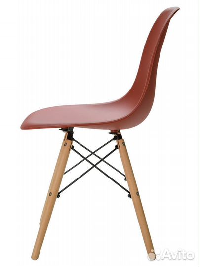 Стул в стиле eames DSW,кирпичный