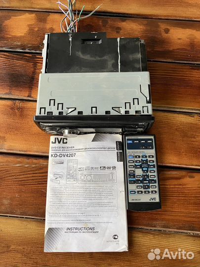 Автомагнитола с DVD JVC KD-DV4207